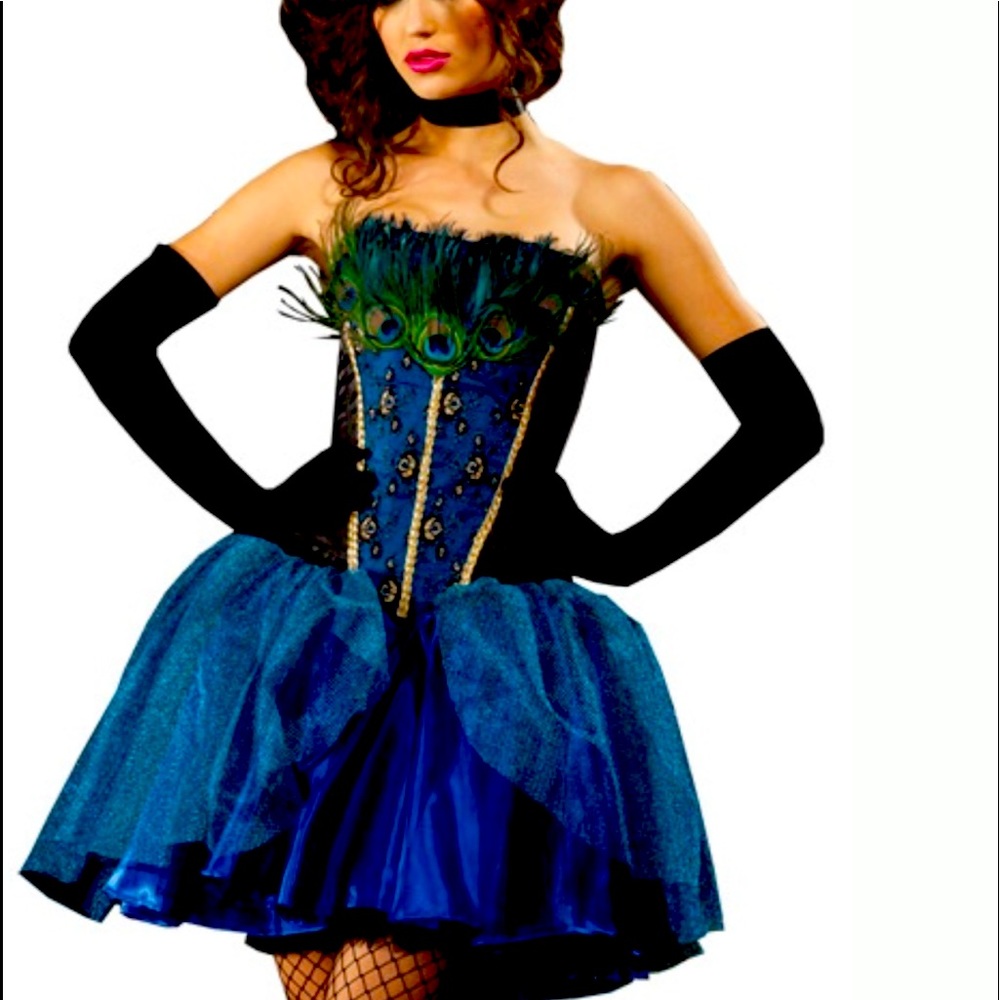 Peacock Princess deluxe outfit for woman